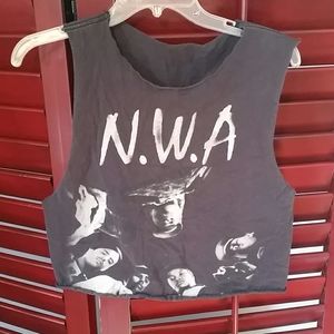 N.W.A Straight Outta Compton crop top t shirt